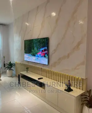 TV Console Made With Imported HDF Wood and Glossy Boards