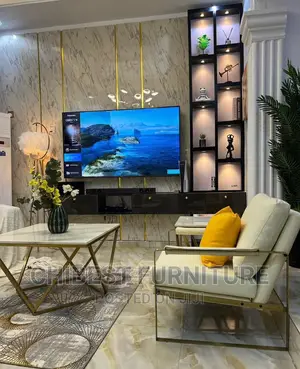 TV Console Made With Imported HDF Wood and Glossy Boards
