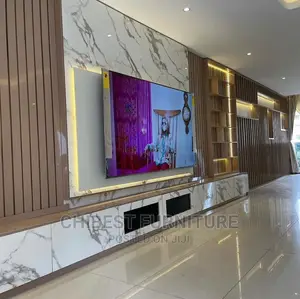 TV Console Made With Imported HDF Wood and Glossy Boards