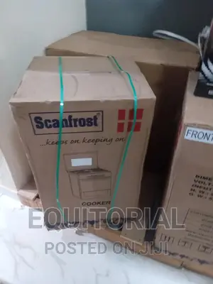 New Scanfrost Standing 4 Burner Gas Cooker-Ck5400b