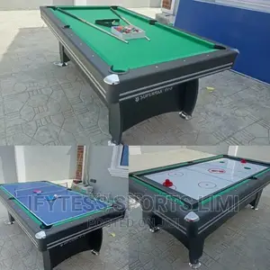 3in1 Snooker Table, Air Hucky Table and Tennis Board