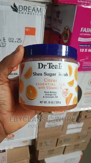 Dr Teal's Shea Shea Sugar Scrub With Vit C 538ml