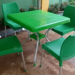 Plastic Chairs Set With Table