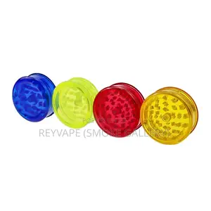 3 Layer Round Shape Crusher Plastic Tobacco Grinder