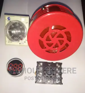 Automatic Alarm Siren With Display Indicator Light and Timer