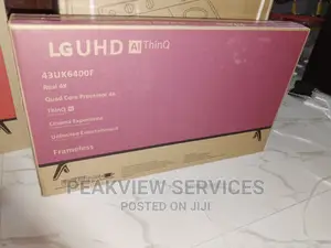 Lg 43" UHD Affordable Smart Tv+Netflix+Youtube