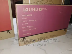 Best Selling Lg 43" UHD Smart Tv(Brand New)