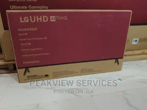 Best Selling 43" 43uk6400f Lg Smart Tv (Netflix+Youtube)