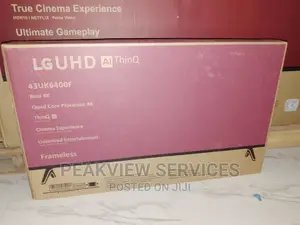 Best Selling 43" Lg 43uk6400f 43 Lg Smart Tv+Netflix+Wifi