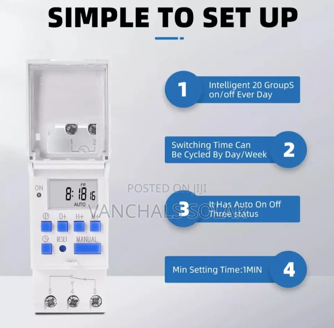 Automatic Digital Timer Flip Cover 16a