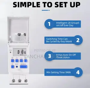 Automatic Digital Timer Flip Cover 16a