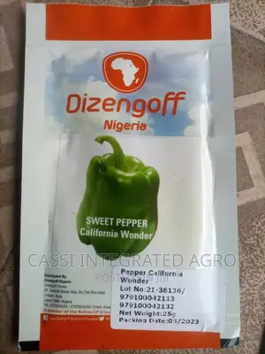 California Wonder Sweet Pepper Seed 25g