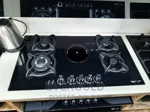 4 Gas ,1 Electric Turkey Cooker Hob With Automatic Ignition