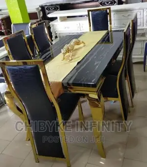 NEW IN: For D Love of Gold Quality Contemporary Marble 6seat