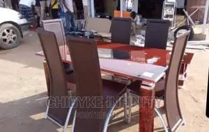 Glass Dining Table With Six Chairs