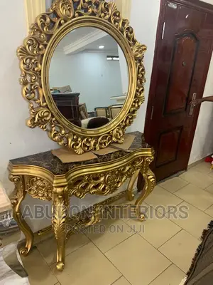 Gold Console for Room