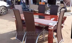 Glass Dining Table With Six Chairs