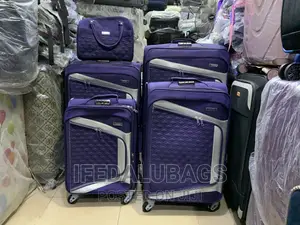 Set of Purple Star Express Travel Luggage