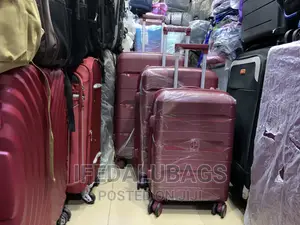 Set of Quality Unbreakable Plastic Travel Luggage