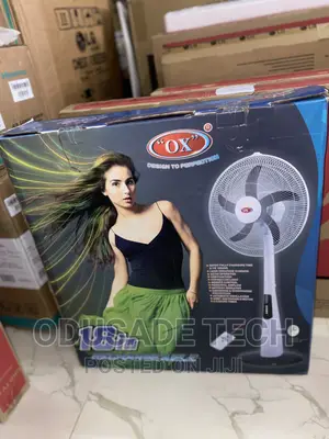 Rechargeable OX Fan With Remote
