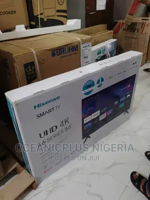 Large Screen Hisense 55 Inches Smart Frameless TV