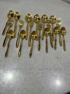 Quality Gold Cutlery 1doz