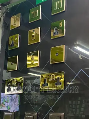 Schneider Electric Metal Gold Switches/Sockets
