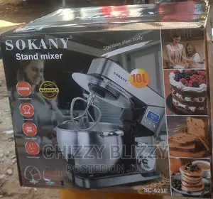 Sokany 10 Litres Heavy Duty Stand Mixer - 2000watts