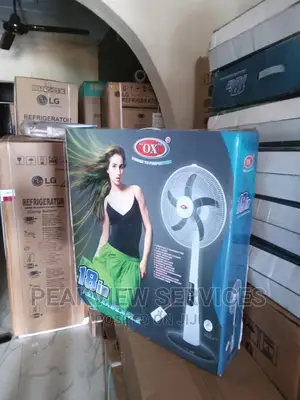 Accelerated Ox-18' Rechargable Standing Fan