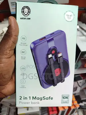 Green Lion 2in1 Magsafe Power Bank PD 20w 10,000mah