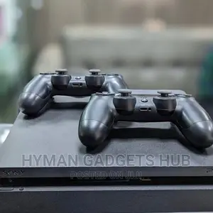 Grade a UK Used Ps4 Slim With 2 Controllers and Accessories