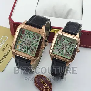 Original Cartier Mechanical Leather Strap Available Instore