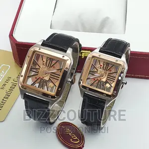 Original CARTIER MECHANICAL Leather Strap Available Instore