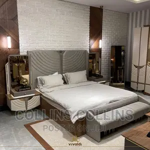 Turkish Bedframe With Bedside Mirror and Wardrobe