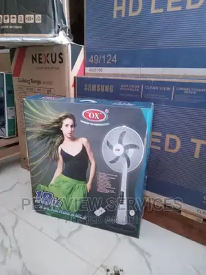 Environment Friendly(Brand New) 18''ox Rechargable Fan