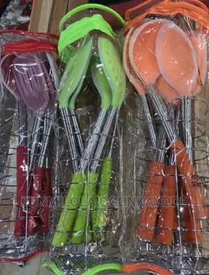 Quality Silicone Cooking Spoon Set.