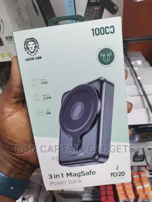 Green Lion 3in1 Magsafe Power Bank 10000mah 20W