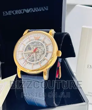 Original EMPORIO ARMANI Leather Strap Available in Store