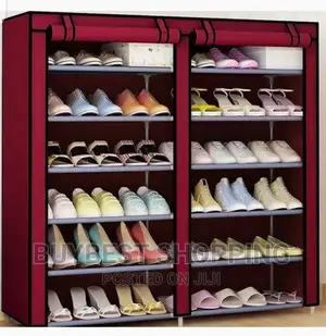 Double Rows 12 Layers Shoe Storage Rack