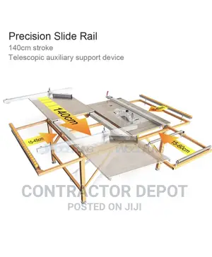 Multifunction Sliding Panel Table Saw Machine Double Blade