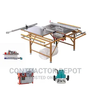 Double Invisible Sliding Saw Table With Double Blade 5 in 1