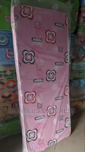 2.5 by 4 Mouka Foam Flora Student Bed