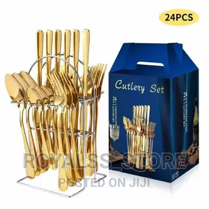 24pcs Stainless Steel Cutlery Set