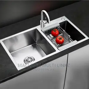Double Bowl Kitchen Sinks With Faucets