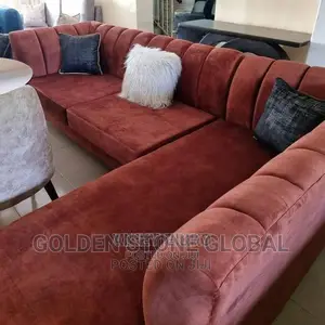 l'Shape Sofa Couch.
