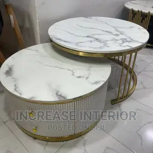 Quality Marble Center Table With Drawer