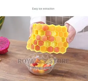 Silicone Ice Cube Tray With Lid -37 Mold