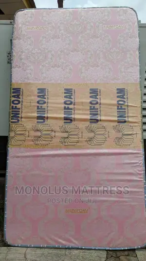 3.5 by 6(3 1⁄2) Unifoam Onyx Mattress for Students, Adults