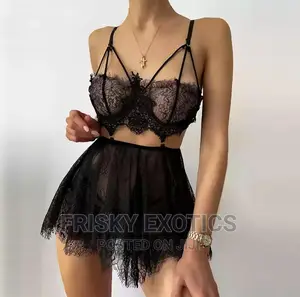 Shein Black Lingerie Gown
