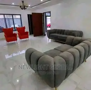 Quality 7 Seater Living Room Fabric Made Sofa Chair.